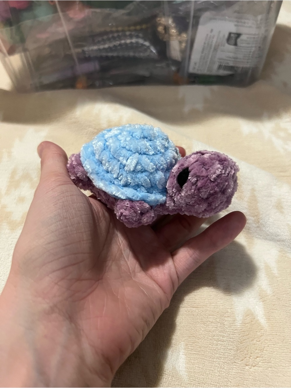 Mini Crocheted Turtle 🐢 - Picture 3 of 5